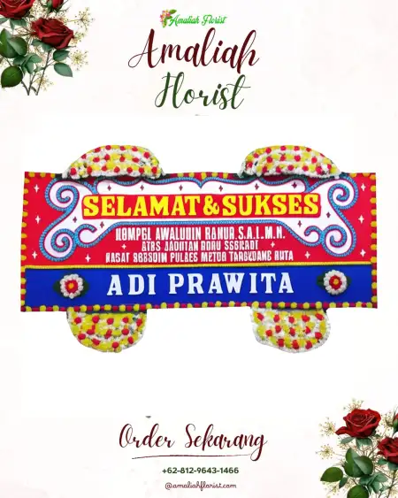 Papan Bunga Ucapan Selamat Jumoyo
